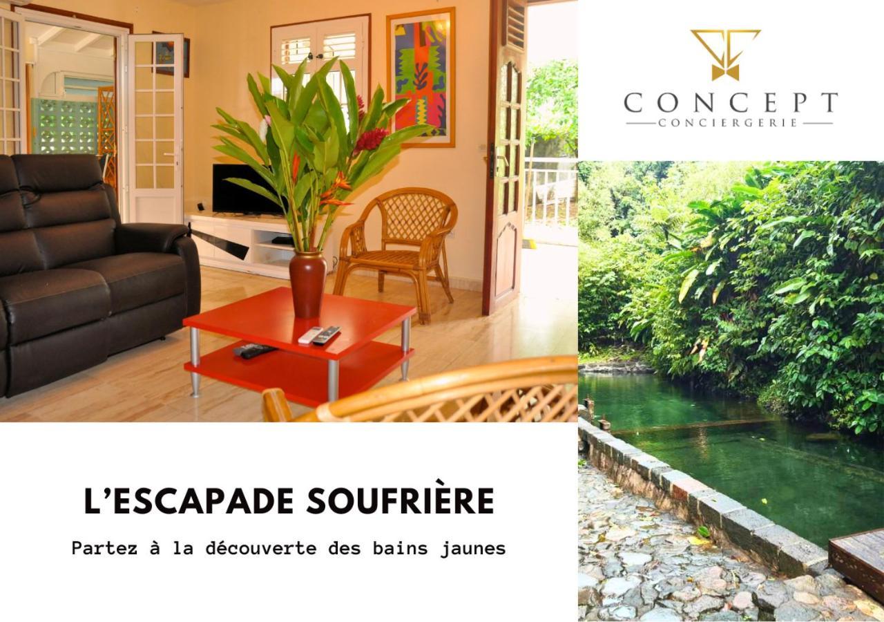 L'Escapade Soufriere Lägenhet Saint-Claude Exteriör bild